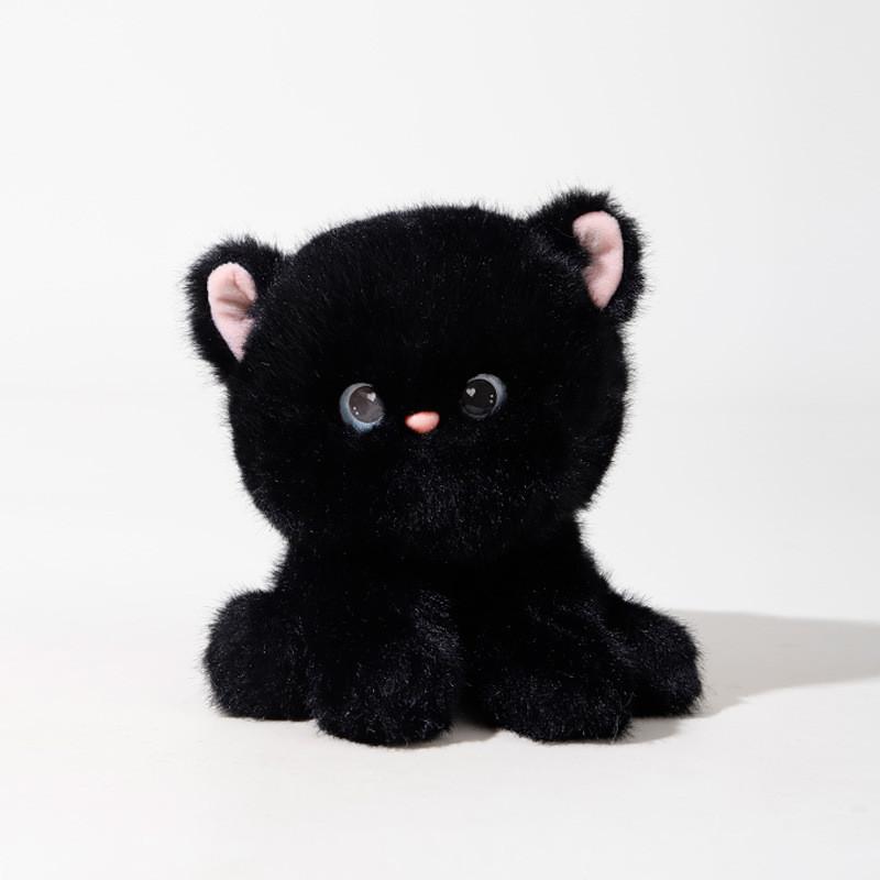 Color Cat Three Plush Toys Animal Mini Doll Soft Children Room Decor Doll Gift