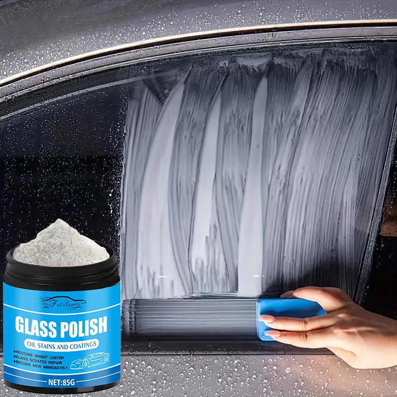 High-quality 85g Glass Polishing Powder, Repairs Minor Scratches On Glass, Improves Glass Clarity, Suitable for Home and Automot
