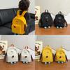 Unisex Kinderrucksack Mit Lustigem Einfarbigem Design Und Nahtdetails Für Die Schule