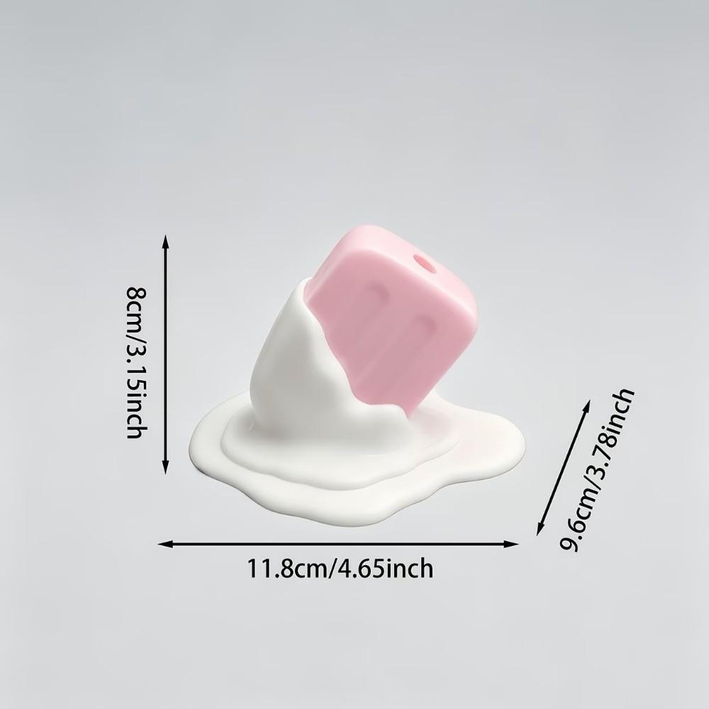 3D Printed Ice Cream Pencil Holder Funny Desktop Ornaments Multi-use Pen Rack  Home Desktop