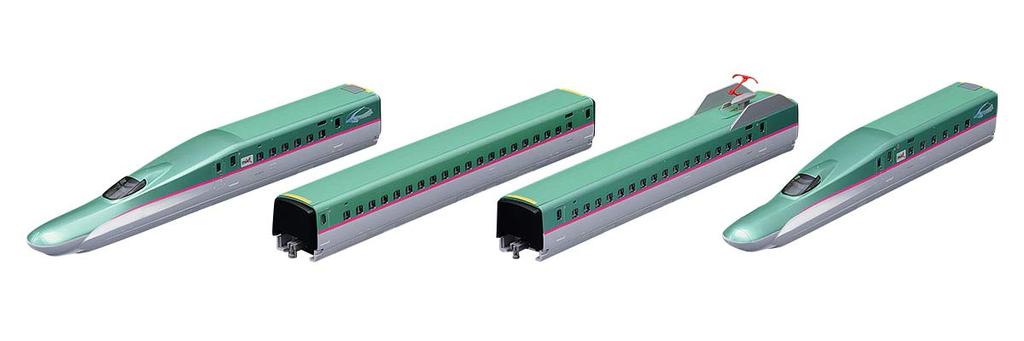 TOMIX N Gauge E5 Serie Shinkansen Typ Basisset 4 Wagen 98319 Eisenbahn Modelleisenbahn Tohoku/Hokkaido Hayabusa/Zusätzlich