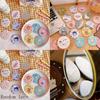 Miroir de Courtoisie Mini Compact Léger pour Filles en Voyage