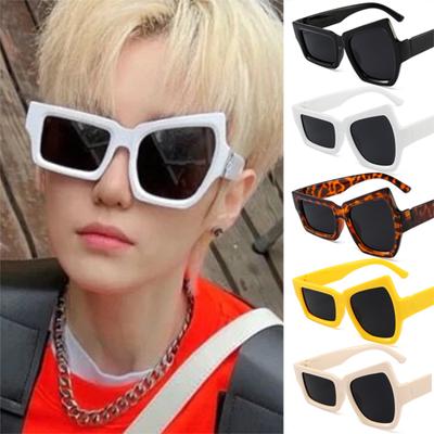 Fashion Irregular Square Sunglasses Men Non-polarized Sun Glasses Outdoor Dressing Funny Hip-hop Glasses