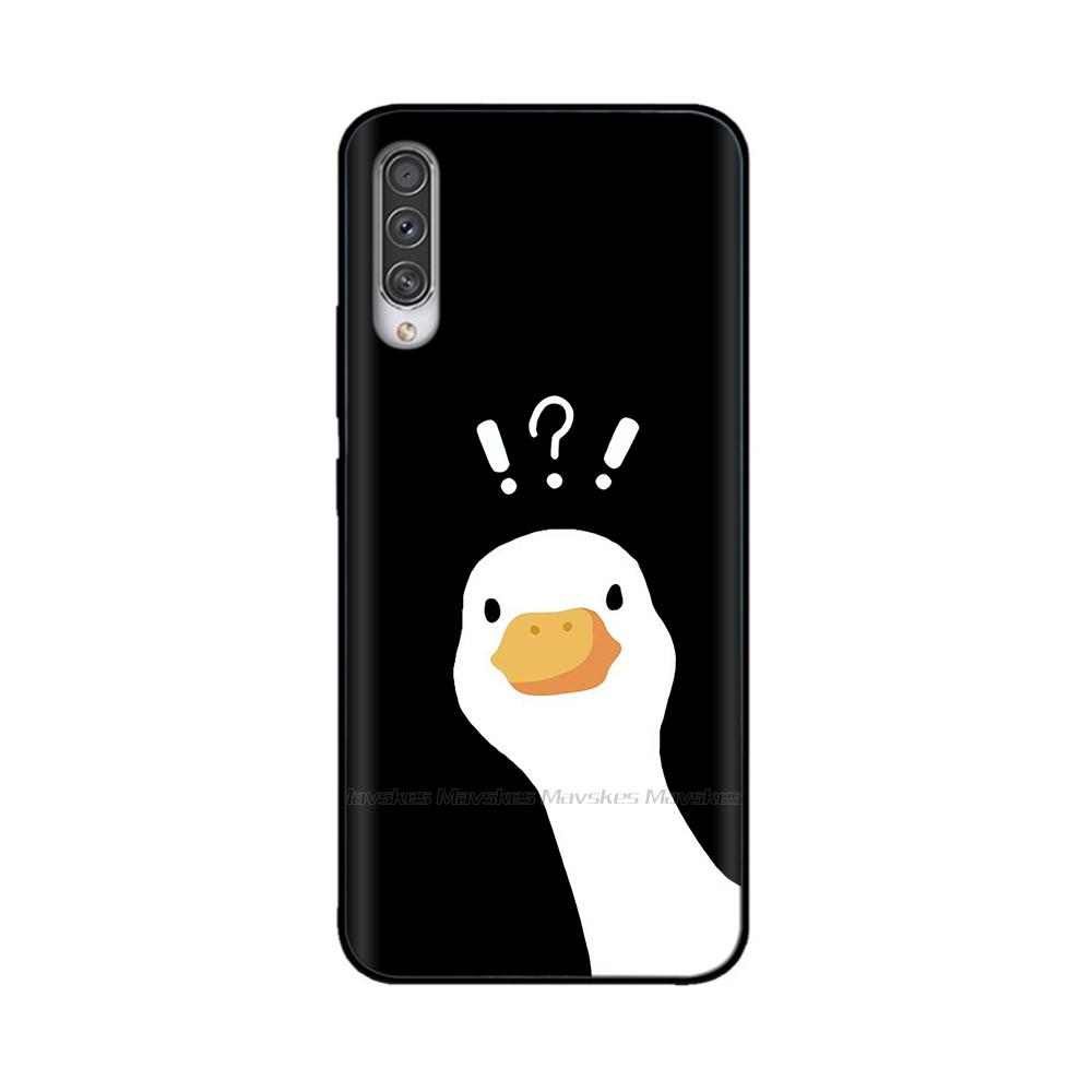 For Samsung Galaxy A50 Case Printed Cartoon Soft TPU Case Silicone Shockproof Back Cover For Samsung A50 A 50 Funny Phone Cases