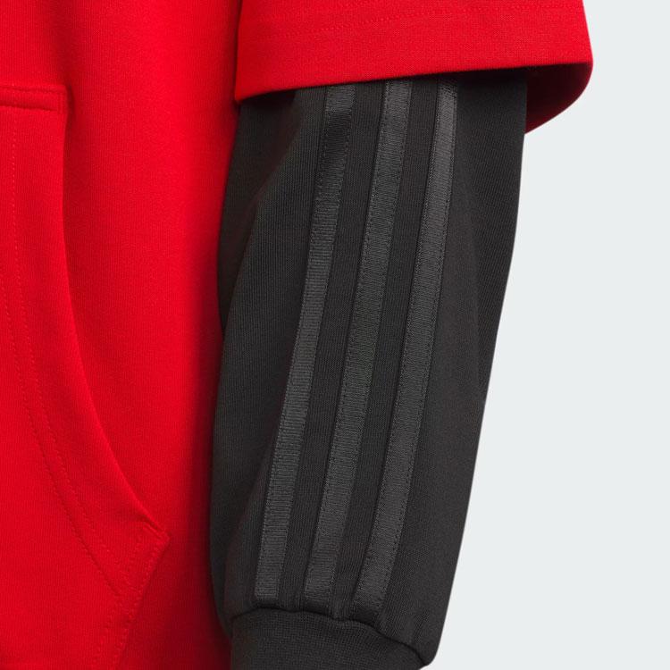 New Adidas Sweatshirt Sportswear Hoodie Light Scarlet Kids' IT4063