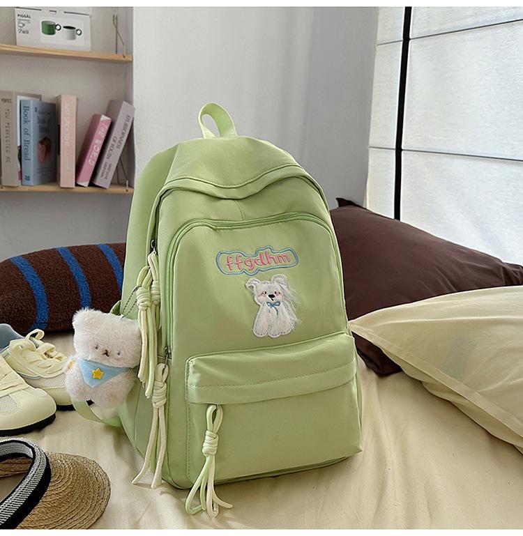 Schoolbag Mori Ins New High-value Fresh and Sweet Candy-colored Backpack, Lightweight Travel Backpack for Junior and Senior High School Students