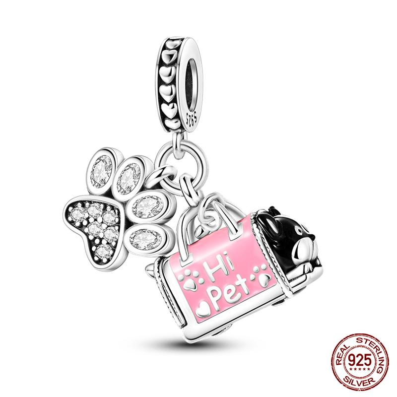 Copper Daily Women Bag Series Charms Beads Fit Original 3Mm Braceletsdiy Jewelry Fine Gifts Accessories