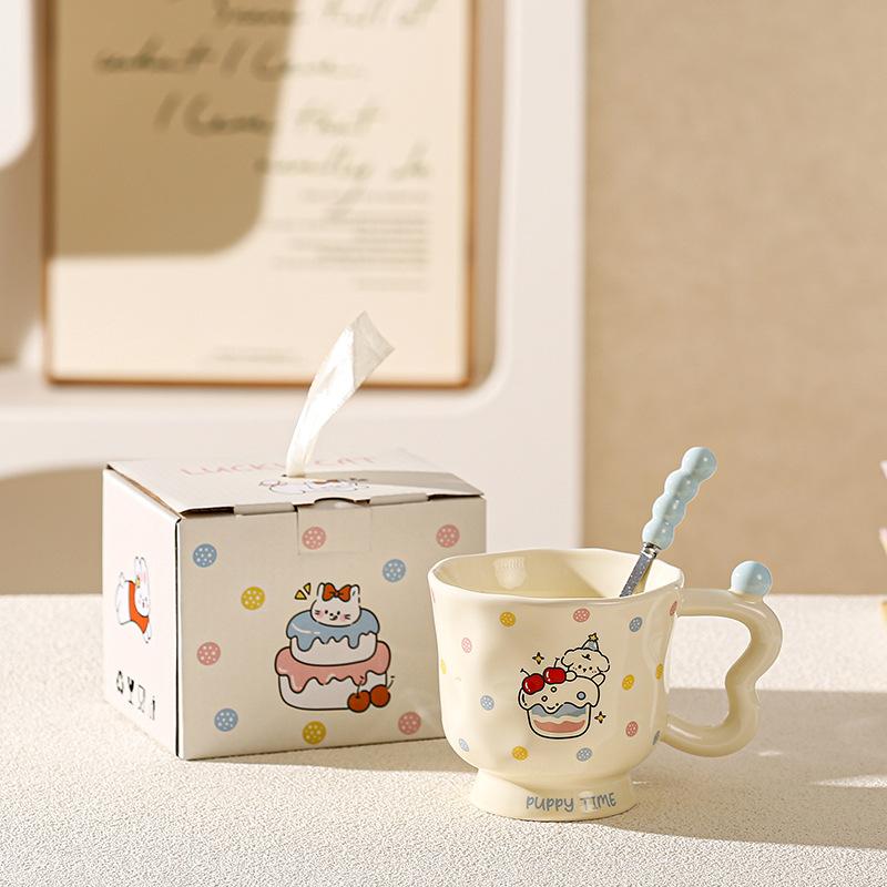 Original Cup Cute Line Dog Mug Tea Cups of Coffee Personalized Gift Drinkware Funny Mugs Christmas Ceramic Beer Travel Unusual