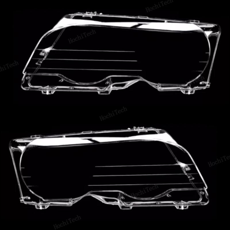 For BMW E46 Coupe Convertible 1999-2003 Pre-facelift M3 2000-2006 Car Headlight Clear Lens Headlamp Clear Cover Auto Accessories