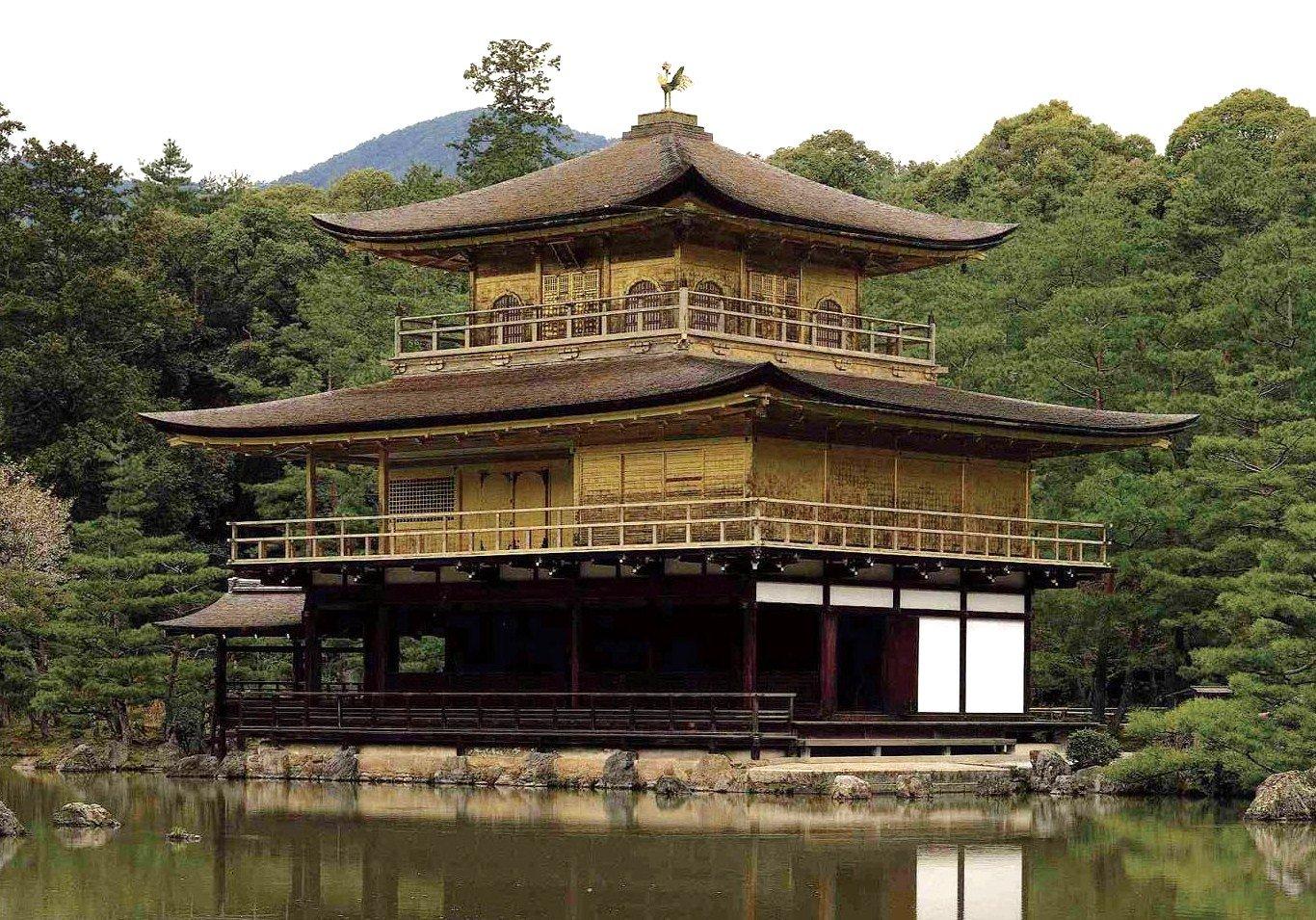 

Fujimi Model Kinkakuji Temple 1/100 золотой