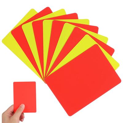 Lurrose Soccer Referee Card Set of 10 Red Card Yellow