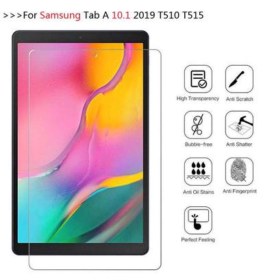 Samsung Tab A 10.1 için (2019) T510 T515 / TAB A 8.0 (2019) / Tab S6 Lite Temperli Cam 9H 2.5D Ekran Koruyucu Film Koruması