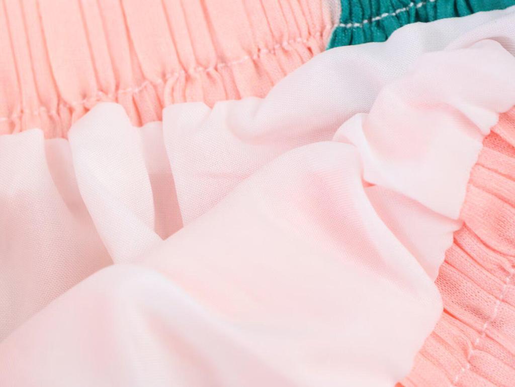 2025 Sommer Damen Europäischer & Amerikanischer Stil Mode Elastischer Plissierter Midi-Rock