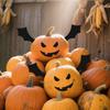 Halloween Bats Decoration DIY Pumpkin Inserts Easy Installation Reusable Metal Bats Creative Horror Decorations