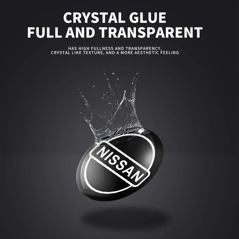 2/5/10Pcs Car Door Keyhole Sticker Auto Lock Decoration Protection Decal For Nissan Nismo Micra Qashqai Altima Maxima Sentra