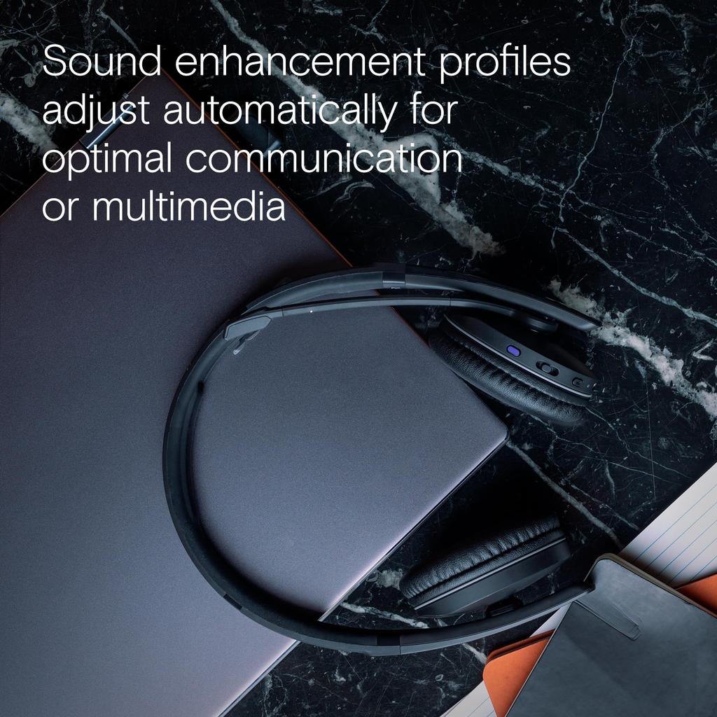 EPOS ADAPT 260 Wireless Bluetooth Headset - Noise-Canceling Microphone, Multi-Device Connectivity, Long Battery Life, Comfortable Fit, Black