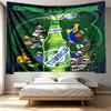 Heineken Print Tapestry - Portable Wall Decor Cloth, for Home, Dorm, Travel, Bedroom, Living Room - Ideal Birthday Housewarming Gift