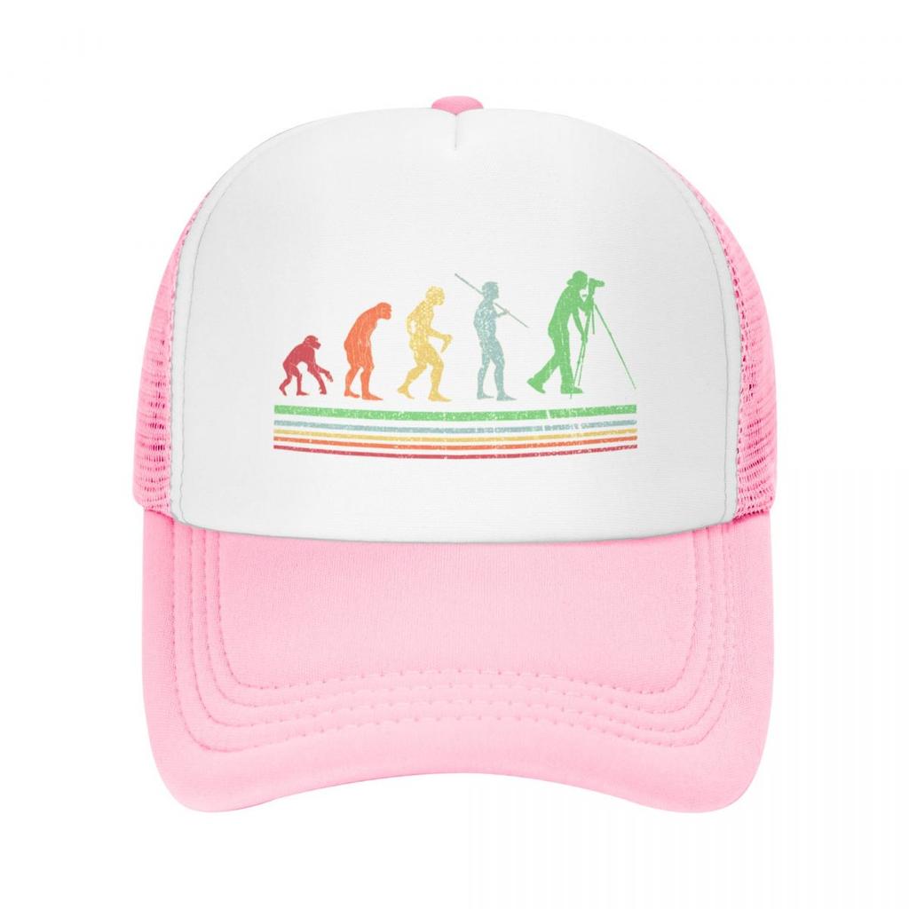 Photographer Evolution Retro Vintage Baseball Cap Hats Baseball Cap Birthday Military Tactical Cap Hood Women'S Hats Unisex'S