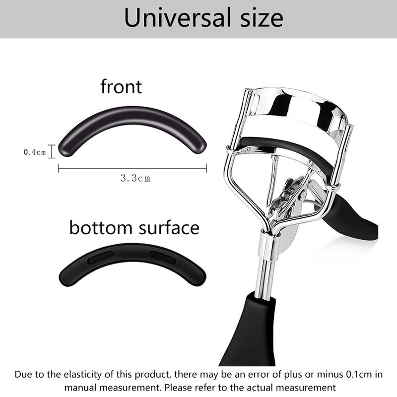 Colored Eyelashes Curler Replace Rubber 30Pcs/Box Black White Blue Elastic Eyelash Curler Replacement Rubber Strips Accessories