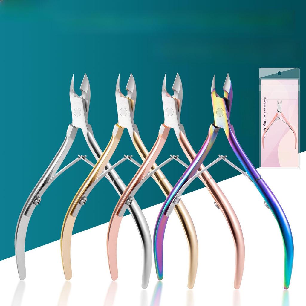 Stainless Steel Cuticle Scissors & Pliers Set with Nail Clippers - Nail Tool Kit
