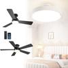 Ceiling Fan Light With Blades For Bedroom And Living Room Decor