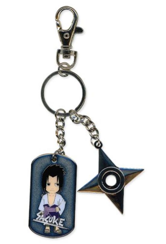 

Брелок-сюрикен Naruto Shippuden Chibi Sasuke Dog Tag &