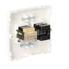 Computer Socket RJ45 + Telephone Socket RJ11 BMF5T.02/11 Basic Module White