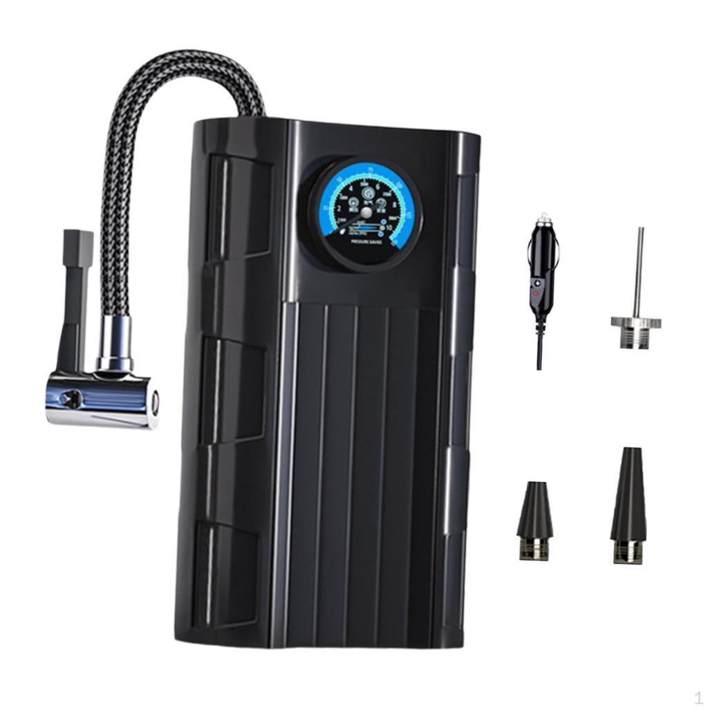 Car Tire Inflator Plug and Play Accurate Data Display for Bike Ball