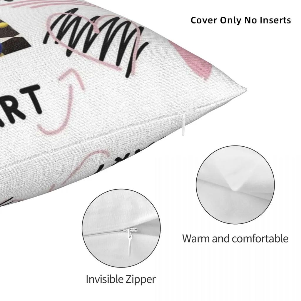 Pomni El Increíble Circo Digital Paquete Funda para Cojín Decorativo Cojín Casual Fundas para Cojín