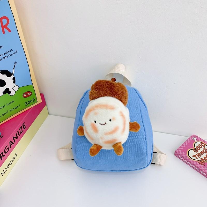 Kindergarten Cartoon Nylon Backpack Plush Doll Unisex Kid Schoolbag Fashion