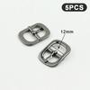 5Pcs Metal Pin Belt Buckles Durable Strap Clasps 12/18/25mm for DIY Shoes Bag Handbag Leather Craft Repair