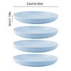 4/16Pcs Wheat Straw Tableware Set Eco Friendly Unbreakable Dinnerware Kitchen Cutlery Kids Dishes Eating Cutlery Camping