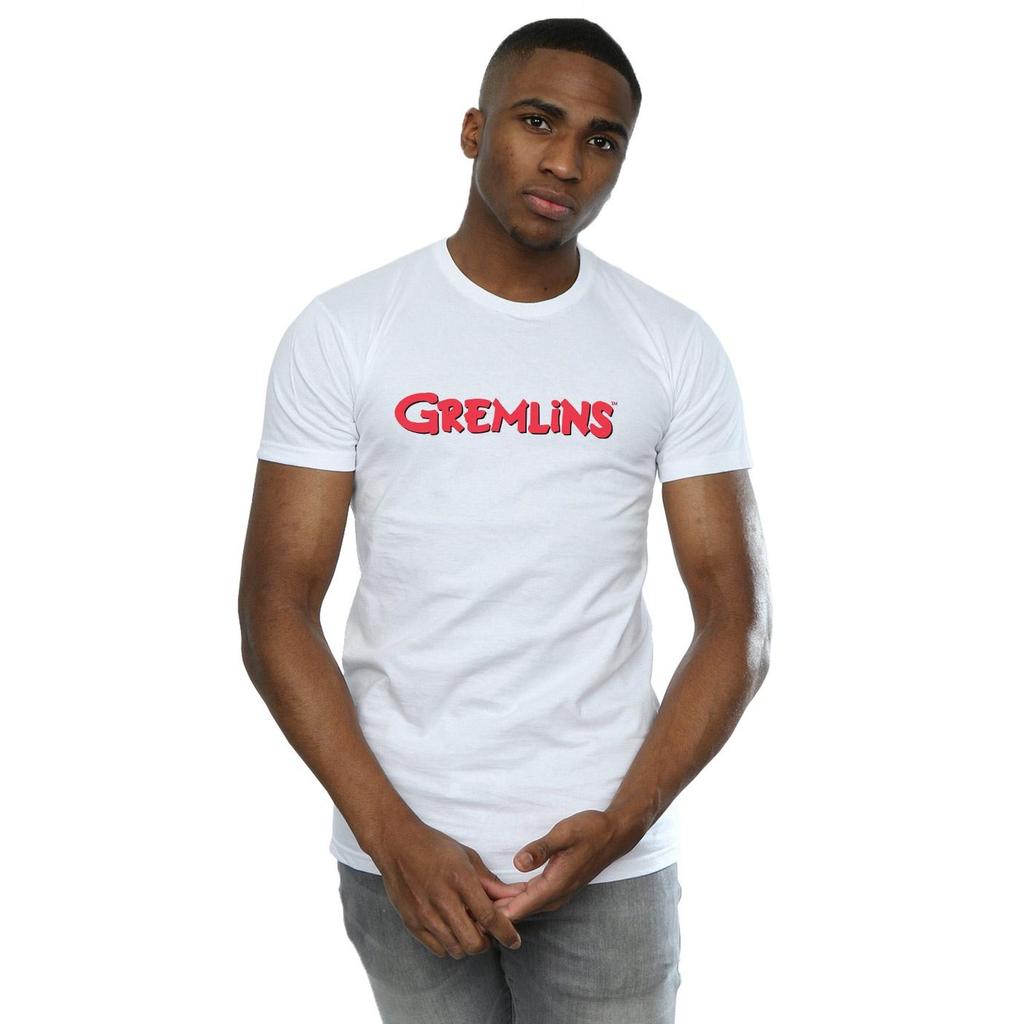 Gremlins Mens Text Logo T-Shirt