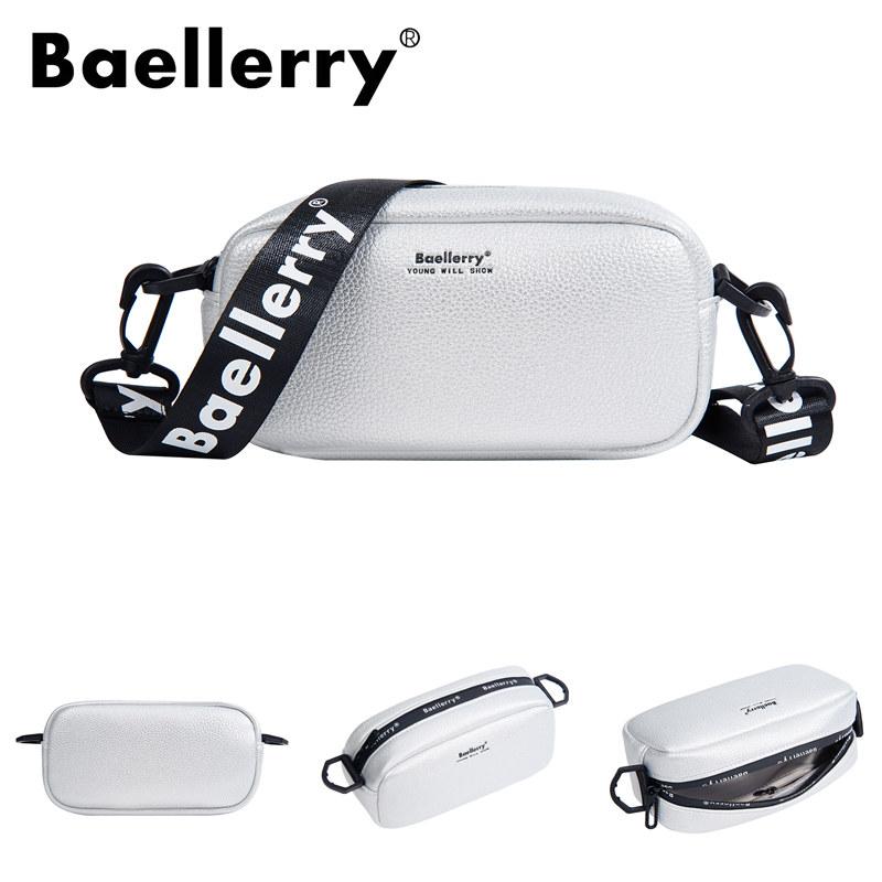 Baellerry Women Shoulder Bags Artificial Leather Crossbody Bag for Ladies Zipper Phone Bags Handbags