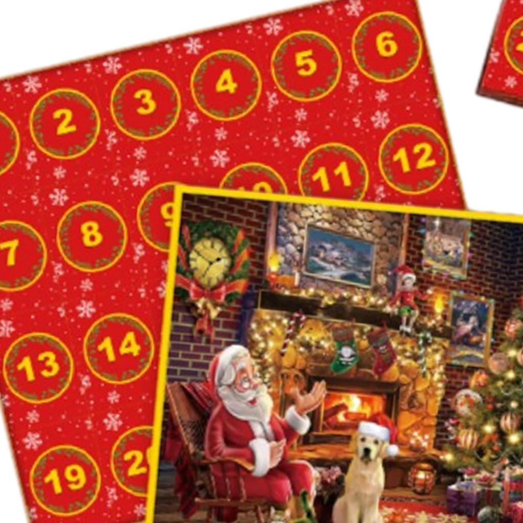 1008 Piece Puzzle Merry Christmas Gifts 24 Days of Advent in Boxs Adults