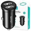 USAMS Land. Alone. 2Xusb 2,4A Mini black/Black Cc114Tc01 (Us-Cc114)