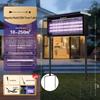 Zhigao Outdoor Waterproof Solar Mosquito Killer Lamp for Courtyard, Garden, and Farm - Attracts and Eliminates Mosquitoes.