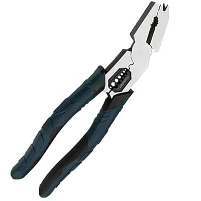 A96I-Compound Leverage Design 9-In-1 Multi-Function Cutting Pliers, Wire Puller Crimper For Outdoor For Repairs Cutter