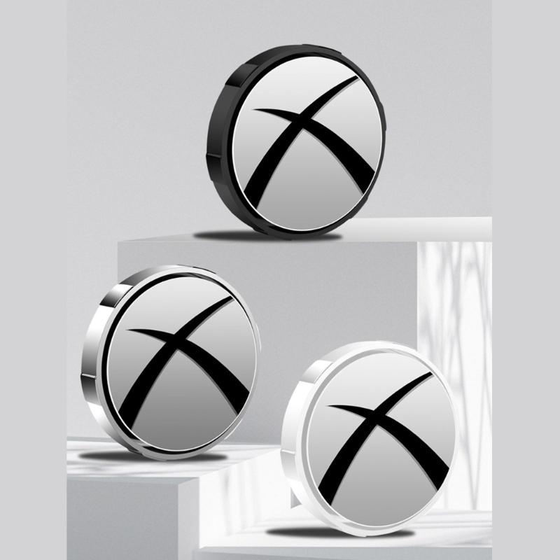 2pcs Suction Cup Type Blind Spots Mirrors 2inch Round Glass Convex Mirror Side Rear View Mirror for Car SUV Automotive