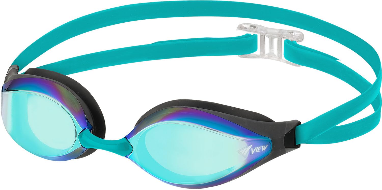 

View Swimming Made in Stays in Place During Dive and Cushioned Racing For Ages 10 to WA Mirror Type with V240SAM BLEM Goggles, Japan, Turns, Model,