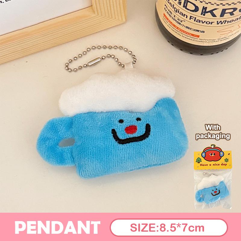 

Cartoon Puppy Plush Keychain Cute House Stuffed Doll Keyring Lovely Bag Pendant Backpack Hanging Decoration Couple Gifts