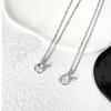 Niche Design Rabbit High-End Gem Moonstone Necklace Cold Wind Light Luxury Opal Collarbone Chain Female