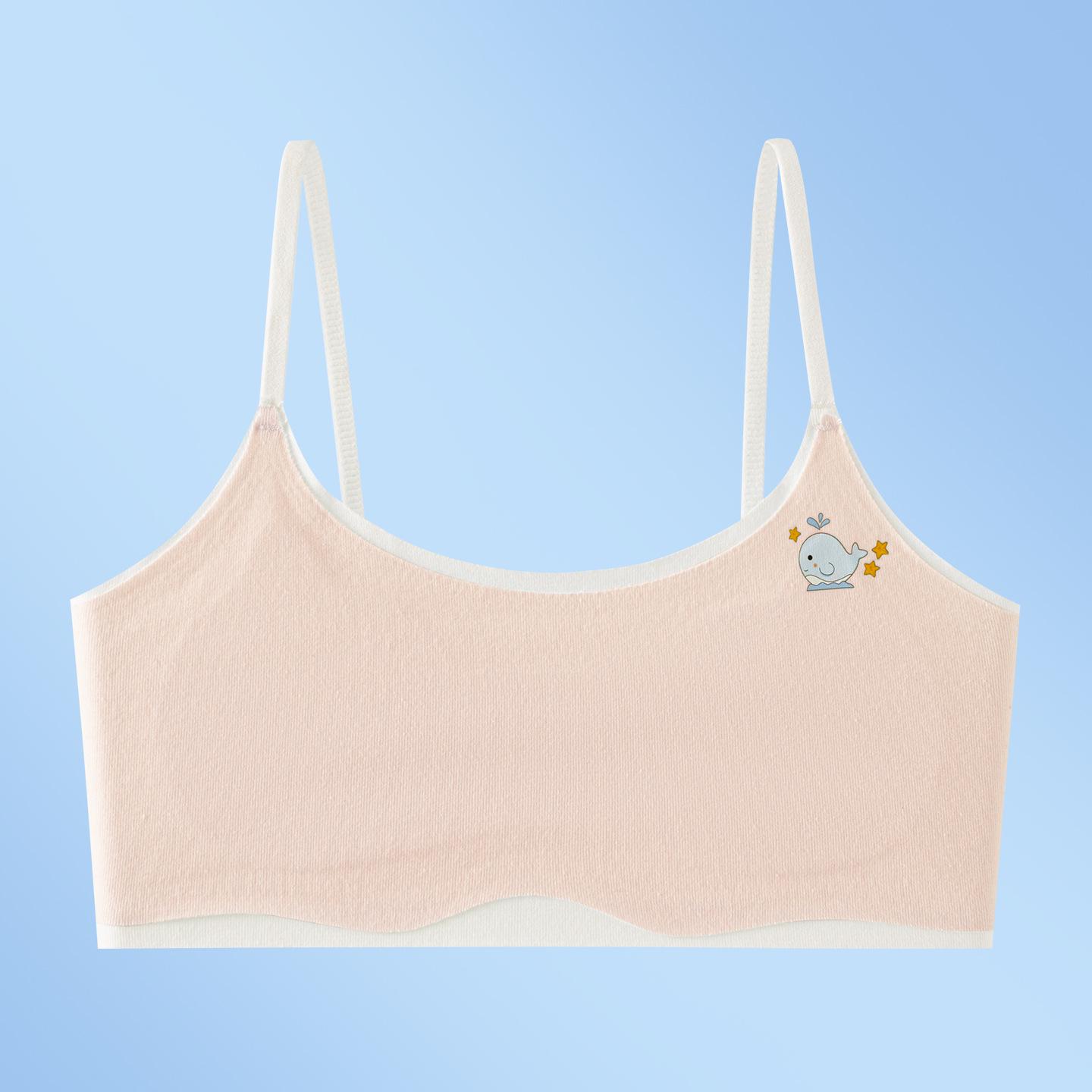 

Pure Cotton Girls Training Bra Vest for 9-13 Year Olds – Anti-Protrusion, Perfect for Primary School Students XL (95-125 lbs)