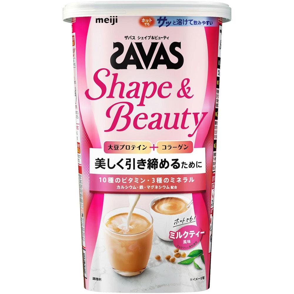 

Meiji (formerly Meiji Seika) Zavas For Women Shape and Beauty Milk Tea Flavor 12 Servings 231g Protein Zavas 1