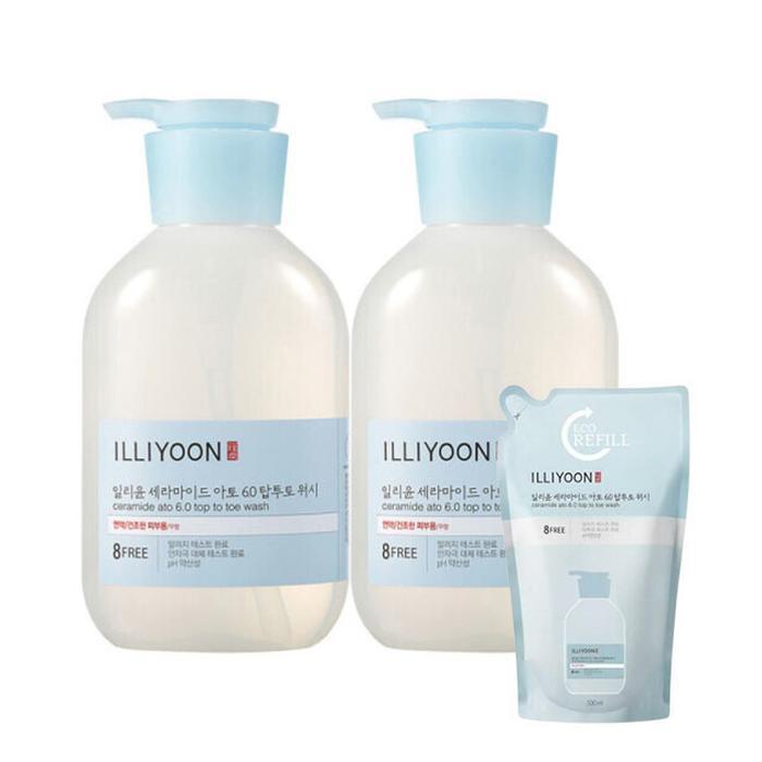 

ILLIYOON Ceramide Ato 6.0 Top-to-Toe Wash 500ml (2 bottles) + Free Gift (36194087)