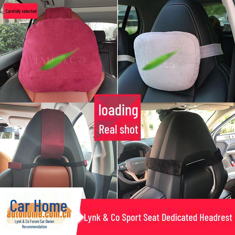 Lynk & Co 02/03/05 Headrest & Lumbar Support Neck Pillow for Car Seats
