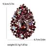 Luxury Rhinestone Crystal Gem Brooches for Women Unisex Creativity Pins Banquets Party Backpack Gifts Jewelry Accessories