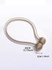 Khaki color magnetic clasp preparation tiebacks for living room bedroom and other curtains binding fixed tiebacks