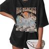 Christian Tshirts Women Oversized Jesus Faith Shirts Religious Tee Shirts Bible Verse Inspirational Graphic Tops