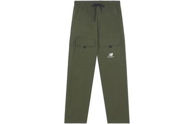 Knitted Sweatpants Men's Army Green Moderate Cargo Pants AMP13396-ECL